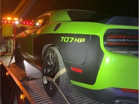 Sports car blew by OPP at 271 km/h near Hawkesbury early Saturday.