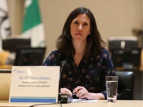 Ottawa- April 08, 2020 -Dr. Vera Etches at Ottawa City Hall, April 08, 2020   Photo by Jean Levac/Postmedia News