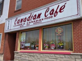 The Canadian Café, in Almonte, Ont., was the target of recent vandalism. SOURCE: GoFundMe