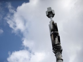 A telecommunications mast damaged by fire is seen in Sparkhill, masts have in recent days been vandalized amid conspiracy theories linking the coronavirus disease (COVID-19) and 5G masts, Birmingham, Britain, April 6, 2020. REUTERS/Carl Recine ORG XMIT: AI

0411 covid conspiracy
