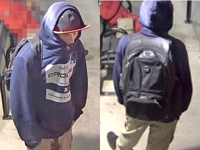 Suspect in an attempted mugging at a Barrhaven bus stop.