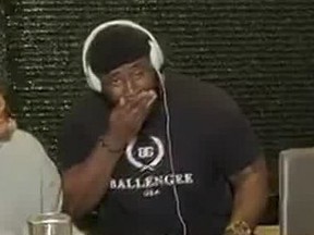 In this still image from video provided by the NFL, Neville Gallimore reacts after being selected by the Dallas Cowboys during the third round of the 2020 NFL Draft on April 24, 2020.