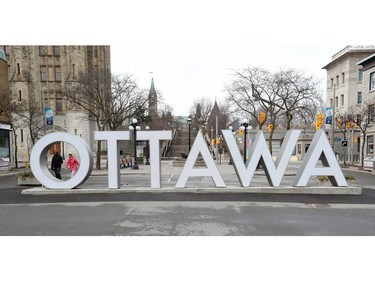 OTTAWA - April 9, 2020 - An empty Market in Ottawa Friday.