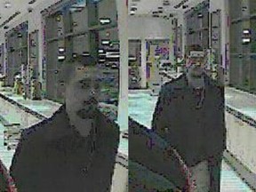 A suspect to identify in a commercial robbery in the 100 block of Riocan Avenue, on January 4, 2020.
