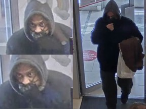 Ottawa Police Services say a suspect, disguised with a surgical mask, entered a financial institution and presented the teller with a note demanding cash.