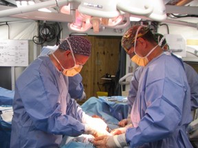 A file photo from the operating room of 1 Canadian Field Hospital.