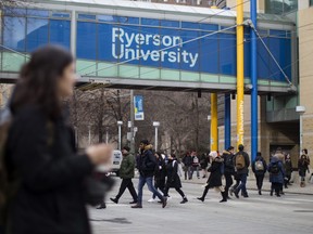 FILE: A general view of the Ryerson University campus.
