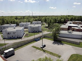 An overhead view of the women's prison in Joliette, Quebec, which has the second-most cases of COVID-19 among federal institutions in Quebec.