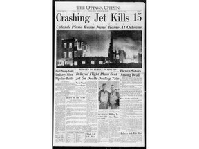 Fifteen people lost their lives when, on the night of May 15, 1956, a CF-100 fighter jet crashed into Villa St. Louis, a nun's home in Orléans run by the Grey Nuns of the Cross.