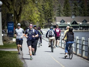An increasing number of people took advantage of an easing of restrictions on outdoor activity Saturday.