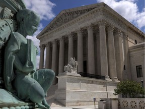 WASHINGTON, DC - MAY 12:  An exterior view of the U.S. Supreme Court