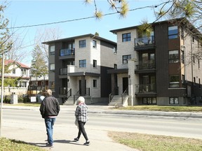 OTTAWA- April 28, 2020 -   Rental buildings on Byron between Kensington and Kirkwood in Ottawa.   Photo by Jean Levac/Postmedia News assignment 133751 Covid