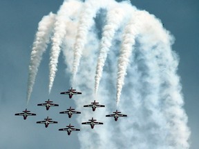 The CF Snowbirds Squadron is expected to circle Ottawa Thursday afternoon.