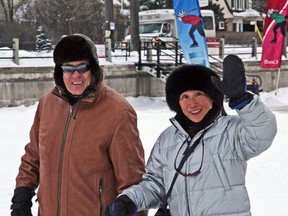 Clarence Byrd and his wife, Ida Chen, on the Rideau Canal during Winterlude in 2011. He penned an extraordinary article for the Citizen prior to his medically assisted death.
