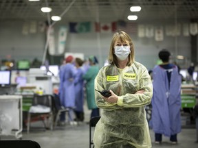 Staff at The Ottawa Hospital COVID-19 Assessment Centre.