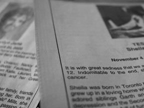 Looking at how normally short, spare death notices have ballooned into full-blown eulogies on the pages of newspapers.