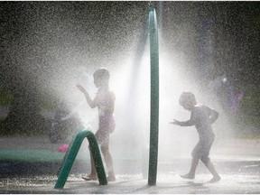 Files: Ahhhh. It will be a good day to visit a splash pad.