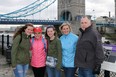 Ian McDonell with his wife Michelle and their daughters Kendra, Macy and Ainsley.