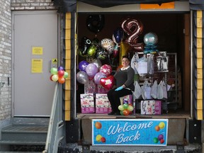 OTTAWA - May 7, 2020 - Natalie Peterman, owner of Party Mart poses for a photo in Ottawa Thursday.