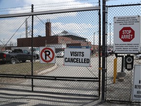 File photo/ Ottawa-Carleton Detention Centre on April 22, 2020.