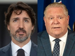 Prime Minister Justin Trudeau and Premier Doug Ford: Stop the blame game over elder care.