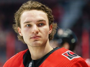 Forward Josh Norris is among the prospects expected to be part of the Ottawa Senators' future, starting as soon as next season.