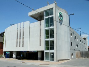 The four-year-old municipal parking garage in the Glebe on Second Avenue.