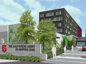 The Salvation Army applied to build a new emergency shelter and social services centre at 333 Montreal Rd. in Vanier.