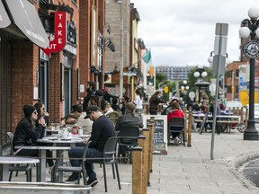 OTTAWA -- June 13, 2020 -- Patios were open Saturday, June 13, 2020 in Ottawa's ByWard Market.