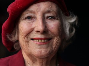 (FILES) In this file photo taken on October 22, 2009 Forces sweetheart Dame Vera Lynn poses for photographs in central London, on October 22, 2009.