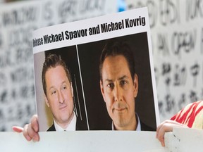 Michael Spavor, left, and Michael Kovrig, right.
