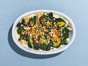 Broccoli, kale and cauliflower gratin from The Vegetarian Silver Spoon.