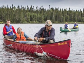 Boaters in Eeyou Istchee.