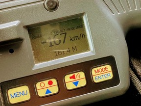 Ottawa police pulled in a driver doing 167km/h in a 60km/h zone along Mer Bleue Road in Orléans.