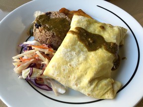 Goat roti at Island Grill on Bank Street.