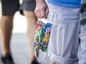 People out and about in the Glebe were wearing masks Saturday, July 4, 2020.