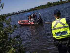 The Ottawa Police Service's marine dive and trails unit along with the emergency services unit were searching for the 14-year-old male who went missing after jumping off the Prince of Wales Bridge Friday night.