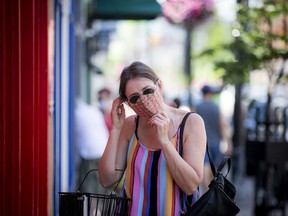 Ottawans are starting to get used to face masks.