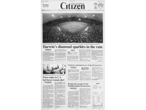 In April 1993, professional baseball returned to Ottawa, as the Lynx took to their home field for the first time.