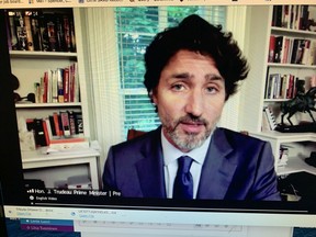 Files: Prime Minister Justin Trudeau testifies via Zoom to a Commons committee about the WE charity controversy.