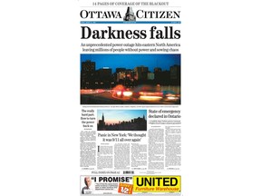 On Aug. 14, 2003, the northeastern U.S. and Canada went dark.