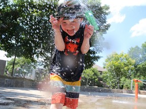 Files: It will be a great day for splashing around in some water.