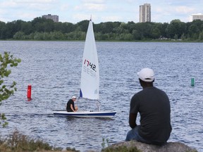 Sitting and sailing: two excellent summer activities.