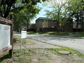 Ritchie Street area near Riga Private, scene of a shooting incident Wednesday morning.