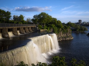 Files: The picturesque Rideau Falls on a sunny day.