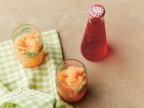 Campari and blood orange granita from Bitter Honey.