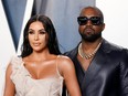 FILE PHOTO: Kim Kardashian and Kanye West.