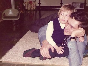 Bennett Kovrig and his son, Michael.