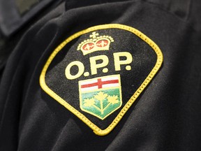 An Ontario Provincial Police logo