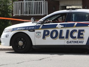 A Gatineau police vehicle.